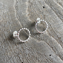 Load image into Gallery viewer, Sterling Silver Minimalist Earrings - Handcrafted Elegance