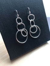 Load image into Gallery viewer, Sterling Silver Bohemian Earrings - Handcrafted Statement Pieces