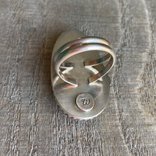 Load image into Gallery viewer, Sterling Silver Beach Stone Ring - Size 8 US
