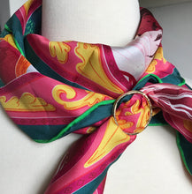 Load image into Gallery viewer, Scarf ring accessory - forged brass