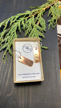 Load image into Gallery viewer, Copper Ripple Earrings - Lakeside Inspired Charm