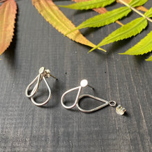 Load image into Gallery viewer, Versatile Handmade Multi-Way Earrings: Sterling Silver or Brass