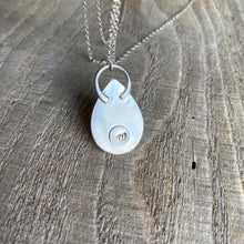 Load image into Gallery viewer, Sterling Silver Necklace with Orange Tiger Eye - Handcrafted Beauty