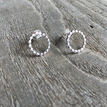Load image into Gallery viewer, Sterling Silver Minimalist Earrings - Handcrafted Elegance