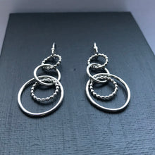 Load image into Gallery viewer, Sterling Silver Bohemian Earrings - Handcrafted Statement Pieces
