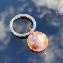 Load image into Gallery viewer, Canadian Penny Keychain - Charming Keepsake and Zipper Pull