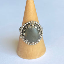 Load image into Gallery viewer, Sterling Silver Beach Stone Ring - Size 6 US