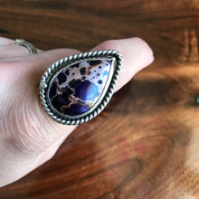 Load image into Gallery viewer, Sterling Silver Boho Statement Ring - Handcrafted - Size 7 US