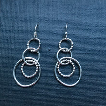 Load image into Gallery viewer, Sterling Silver Bohemian Earrings - Handcrafted Statement Pieces