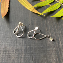 Load image into Gallery viewer, Versatile Handmade Multi-Way Earrings: Sterling Silver or Brass