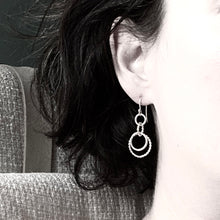 Load image into Gallery viewer, Sterling Silver Bohemian Earrings - Handcrafted Statement Pieces