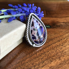 Load image into Gallery viewer, Sterling Silver Boho Statement Ring - Handcrafted - Size 7 US