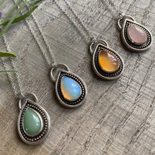 Load image into Gallery viewer, Sterling Silver Necklace with Orange Carnelian - Handcrafted Beauty