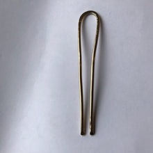 Load image into Gallery viewer, Hair fork - forged brass