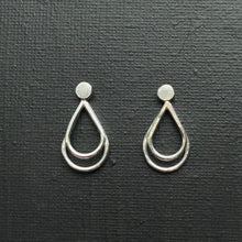 Load image into Gallery viewer, Versatile Handmade Multi-Way Earrings: Sterling Silver or Brass