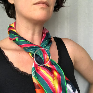 Hermes Cool. with Scarf Ring  Scarf styles, Hermes scarf ring