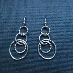 Sterling Silver Bohemian Earrings - Handcrafted Statement Pieces