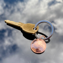 Load image into Gallery viewer, Canadian Penny Keychain - Charming Keepsake and Zipper Pull