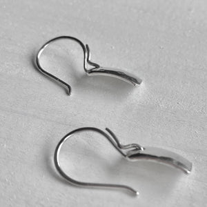 Just around the corner - sterling silver dangle earrings